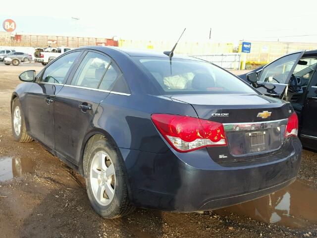 1G1PC5SB8E7479115 - 2014 CHEVROLET CRUZE LT GRAY photo 3