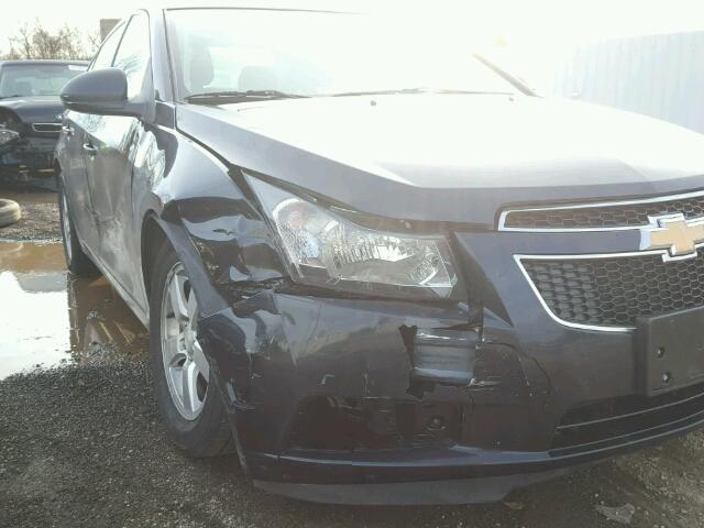 1G1PC5SB8E7479115 - 2014 CHEVROLET CRUZE LT GRAY photo 9