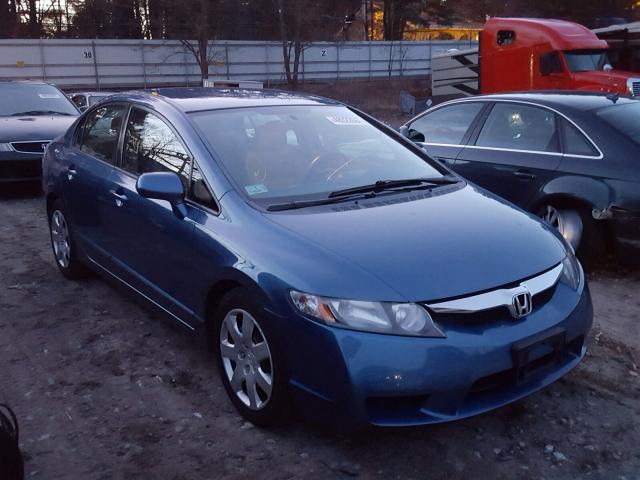 2HGFA165X9H365330 - 2009 HONDA CIVIC LX BLUE photo 1