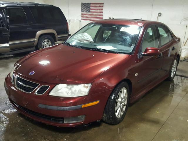 YS3FD49Y141034035 - 2004 SAAB 9-3 ARC MAROON photo 2