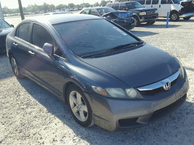 19XFA1F68BE015283 - 2011 HONDA CIVIC LX-S GRAY photo 1