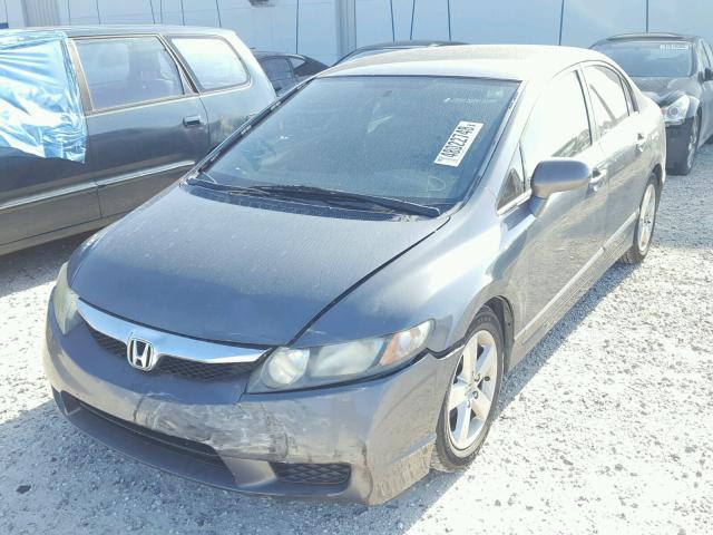 19XFA1F68BE015283 - 2011 HONDA CIVIC LX-S GRAY photo 2