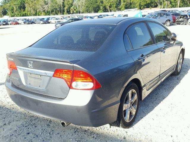 19XFA1F68BE015283 - 2011 HONDA CIVIC LX-S GRAY photo 4