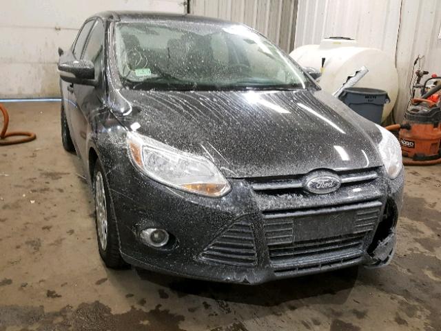 1FAHP3F2XCL471736 - 2012 FORD FOCUS SE BLACK photo 1