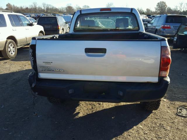 5TEPX42N85Z039162 - 2005 TOYOTA TACOMA GRAY photo 6