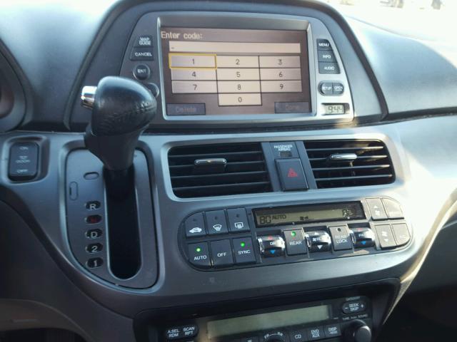 5FNRL38716B016980 - 2006 HONDA ODYSSEY EX BLUE photo 9