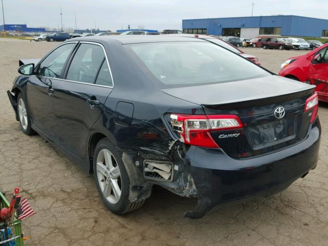 4T1BF1FK2DU289012 - 2013 TOYOTA CAMRY L BLACK photo 3