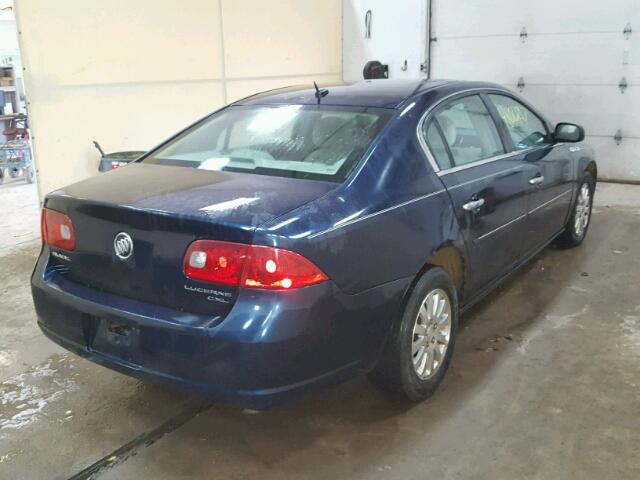 1G4HP57276U228416 - 2006 BUICK LUCERNE CX BLUE photo 4