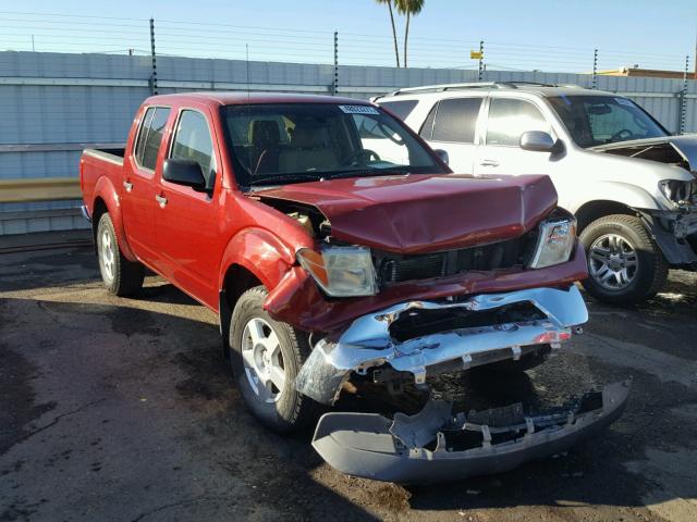 1N6AD07W06C470049 - 2006 NISSAN FRONTIER C RED photo 1