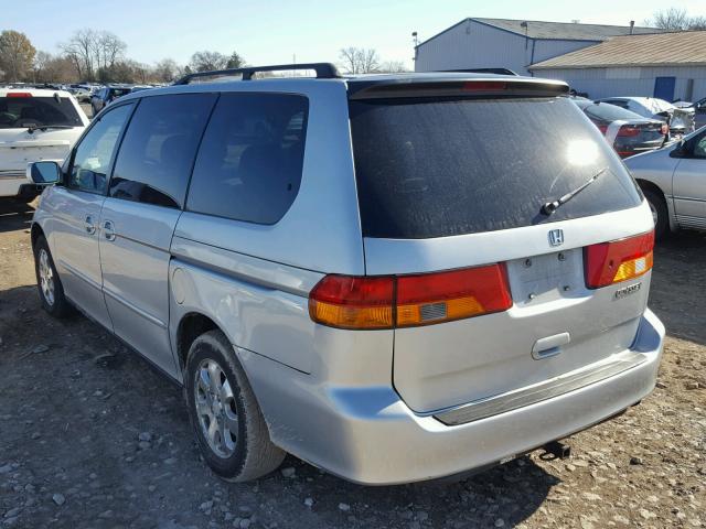 5FNRL18903B039247 - 2003 HONDA ODYSSEY EX SILVER photo 3