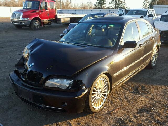 WBAEV53442KM23851 - 2002 BMW 330 I BLACK photo 2