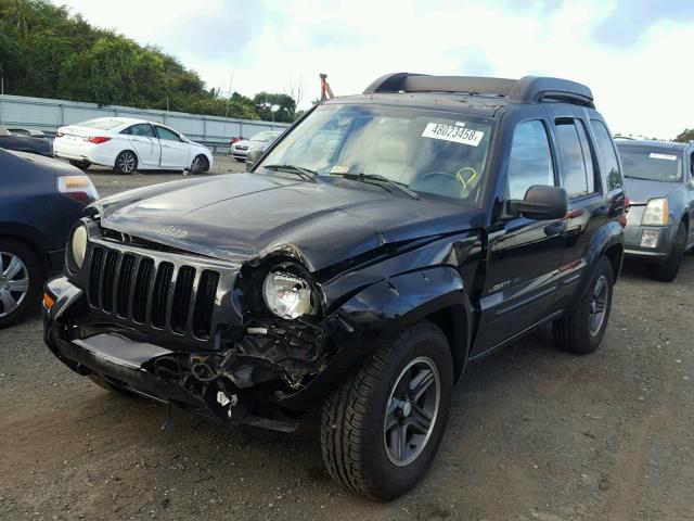 1J4GL38K83W604520 - 2003 JEEP LIBERTY RE BLACK photo 2