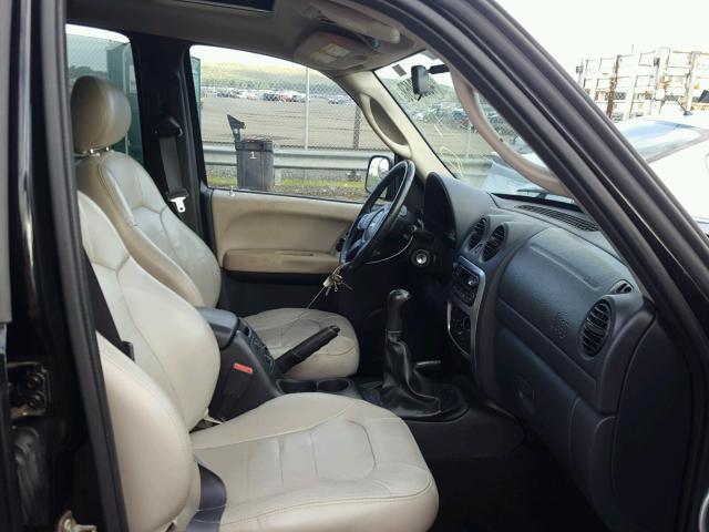 1J4GL38K83W604520 - 2003 JEEP LIBERTY RE BLACK photo 5