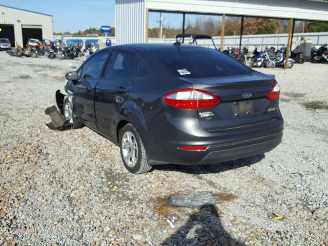 3FADP4BJ6FM148224 - 2015 FORD FIESTA SE GRAY photo 3