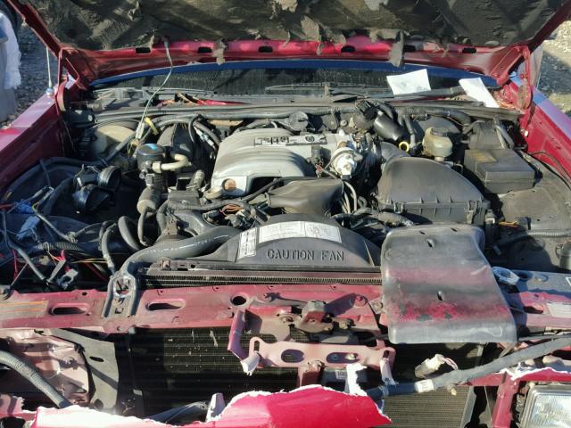 2FACP74F2MX133260 - 1991 FORD CROWN VICT RED photo 7