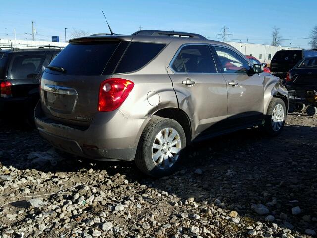 2GNALPEK3C6263066 - 2012 CHEVROLET EQUINOX LT BROWN photo 4