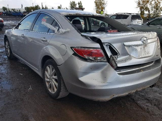 1YVHZ8BH3D5M01538 - 2013 MAZDA 6 SPORT SILVER photo 3