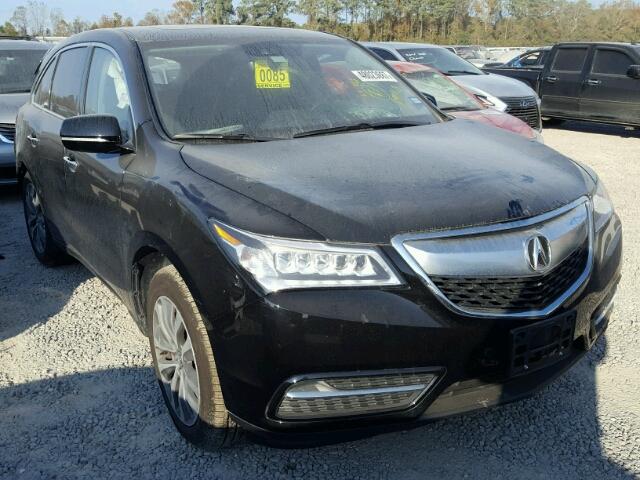 5FRYD3H46GB014253 - 2016 ACURA MDX TECHNO BLACK photo 1