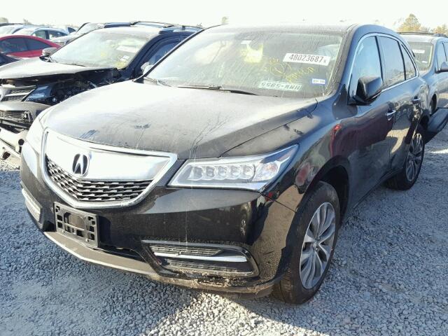 5FRYD3H46GB014253 - 2016 ACURA MDX TECHNO BLACK photo 2