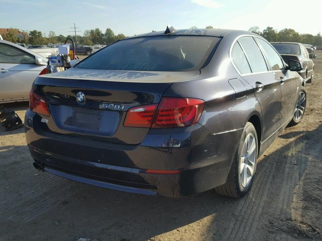 WBAXH5C5XCDW04161 - 2012 BMW 528 XI BLUE photo 4