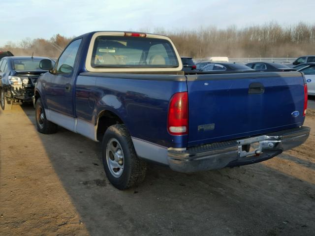 1FTDF1721VNB73646 - 1997 FORD F150 BLUE photo 3