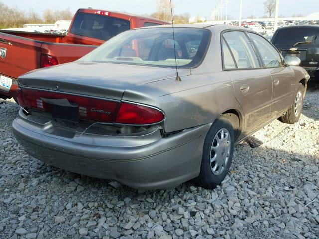 2G4WS52J131257342 - 2003 BUICK CENTURY CU BEIGE photo 4