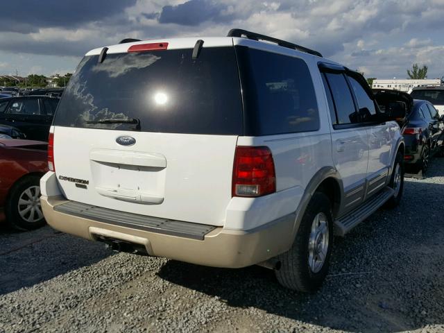 1FMPU17555LA09224 - 2005 FORD EXPEDITION WHITE photo 4