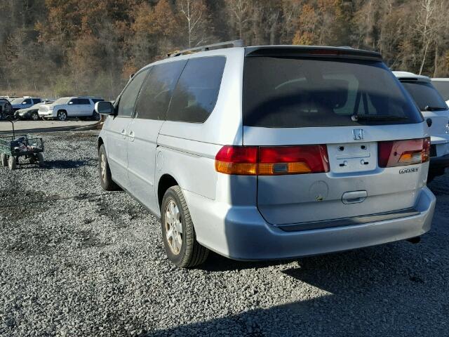 5FNRL180X3B127966 - 2003 HONDA ODYSSEY EX SILVER photo 3