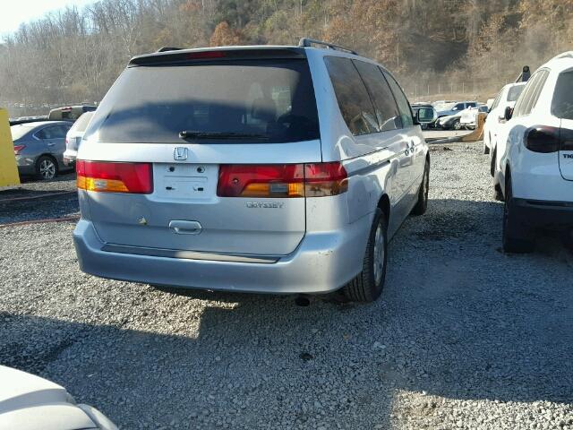 5FNRL180X3B127966 - 2003 HONDA ODYSSEY EX SILVER photo 4