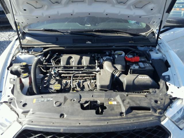 1FAHP2MK0HG102865 - 2017 FORD TAURUS POL WHITE photo 7