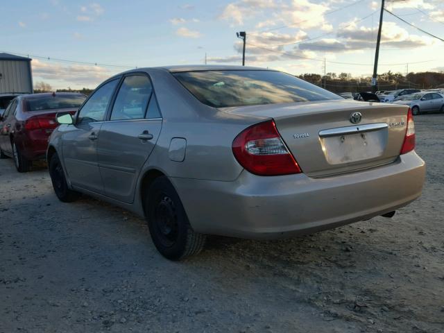 4T1BE32K73U736243 - 2003 TOYOTA CAMRY LE BEIGE photo 3