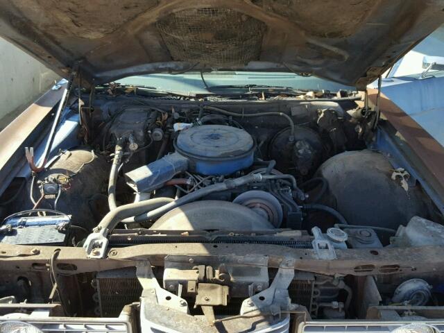 2W54H124969 - 1972 FORD FAIRLANE BLUE photo 7