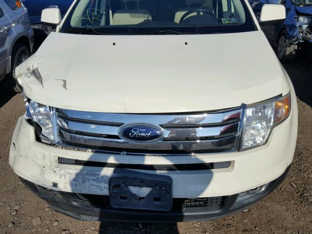 2FMDK48C78BA64463 - 2008 FORD EDGE SEL CREAM photo 7