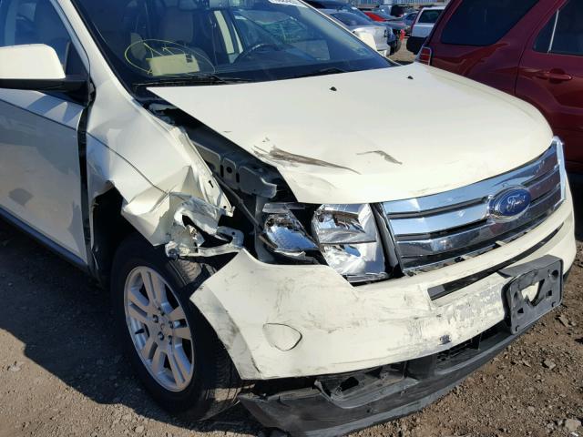 2FMDK48C78BA64463 - 2008 FORD EDGE SEL CREAM photo 9