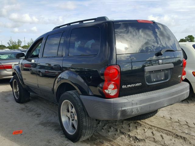 1D4HD38KX6F127894 - 2006 DODGE DURANGO SX BLACK photo 3