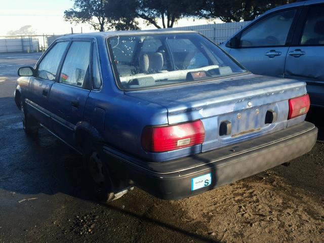 1Y1SK5461LZ172161 - 1990 GEO PRIZM BASE BLUE photo 3