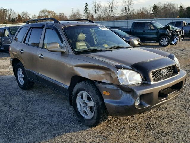 KM8SC73EX3U484784 - 2003 HYUNDAI SANTA FE G GOLD photo 1