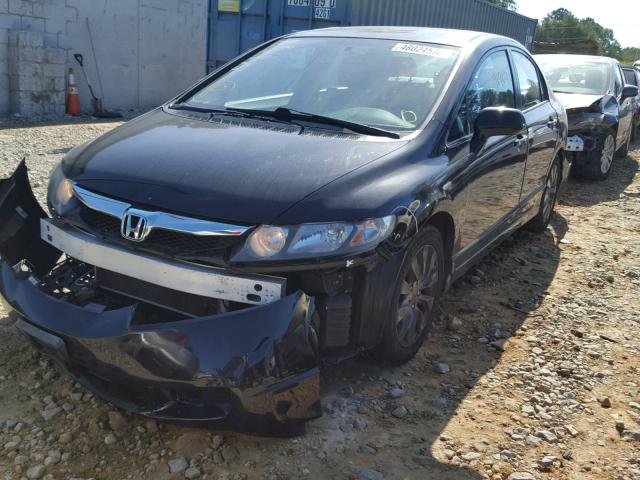 2HGFA1F92AH553167 - 2010 HONDA CIVIC EXL 黑色 照片 2