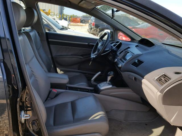 2HGFA1F92AH553167 - 2010 HONDA CIVIC EXL 黑色 照片 5