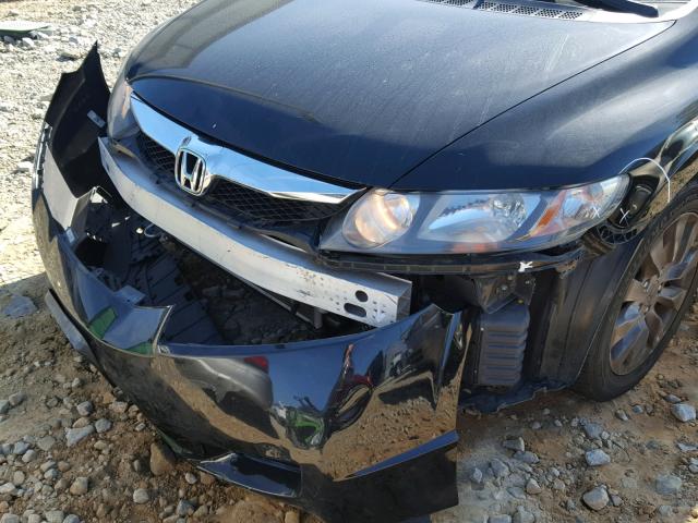 2HGFA1F92AH553167 - 2010 HONDA CIVIC EXL 黑色 照片 9