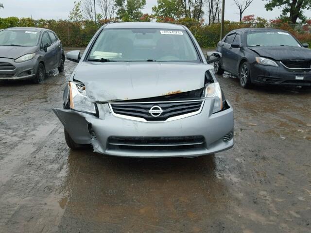 3N1AB6AP9CL621552 - 2012 NISSAN SENTRA 2.0 SILVER photo 9