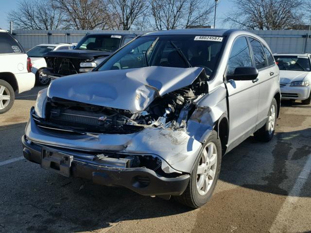 5J6RE48578L008889 - 2008 HONDA CR-V EX SILVER photo 2