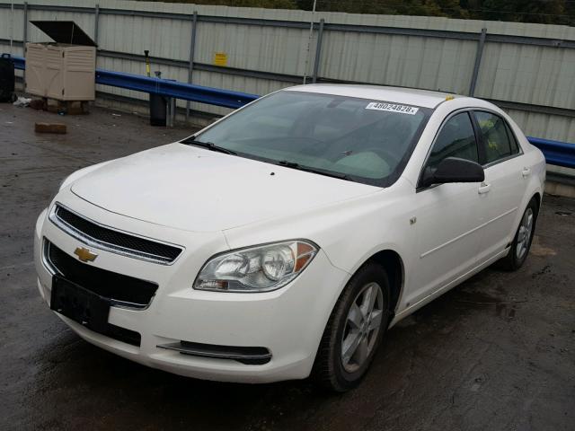 1G1ZG57B68F169044 - 2008 CHEVROLET MALIBU LS თეთრი ფოტო 2