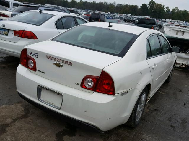 1G1ZG57B68F169044 - 2008 CHEVROLET MALIBU LS თეთრი ფოტო 4