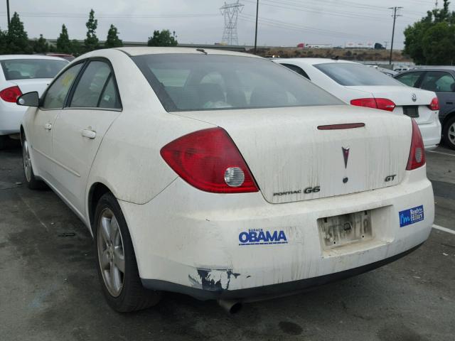 1G2ZH558964195209 - 2006 PONTIAC G6 GT WHITE photo 3