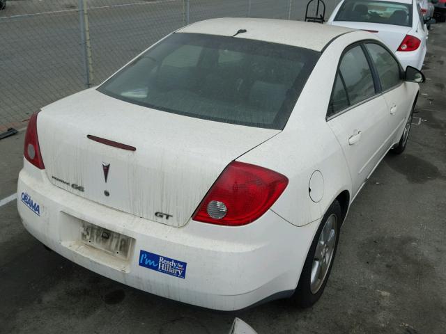 1G2ZH558964195209 - 2006 PONTIAC G6 GT WHITE photo 4