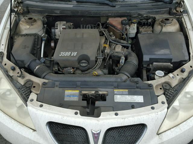 1G2ZH558964195209 - 2006 PONTIAC G6 GT WHITE photo 7