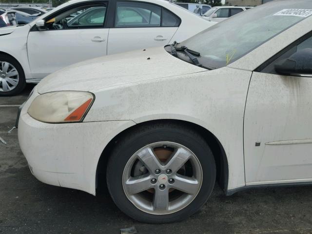 1G2ZH558964195209 - 2006 PONTIAC G6 GT WHITE photo 9