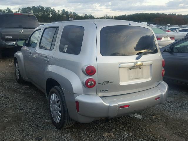 3GNDA13D58S541527 - 2008 CHEVROLET HHR LS SILVER photo 3