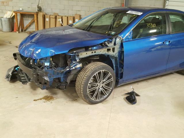 4T1BF1FK7GU552678 - 2016 TOYOTA CAMRY LE ლურჯი ფოტო 9